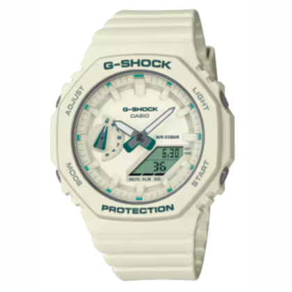 Casio G-Shock Women GMA-S2100GA-7A White Resin Band Sports Watch
